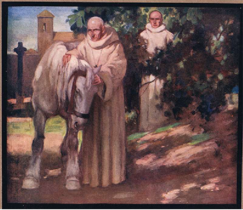 St Columba und das weiße Pferd von Stephen Reid