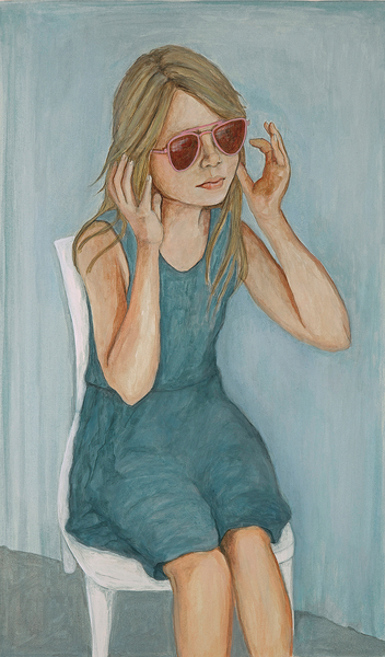 Girl In Sunglasses von Stevie  Taylor