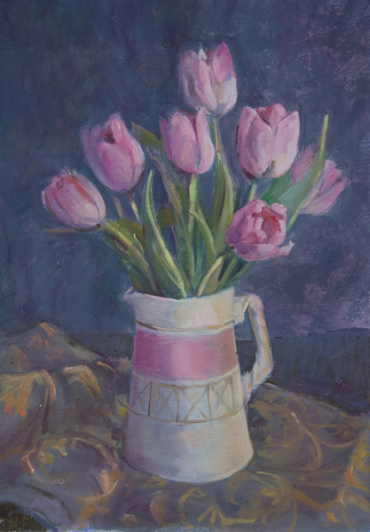 Pink tulips von Sue Wales