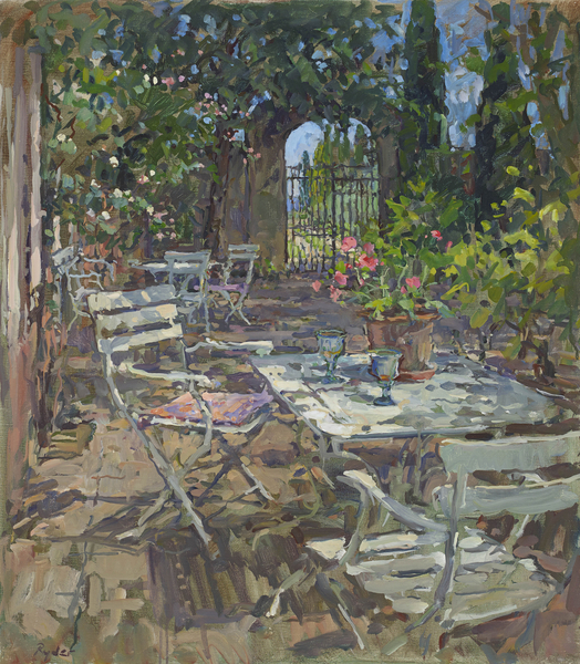 Terrace, Mas de la Rose von Susan  Ryder