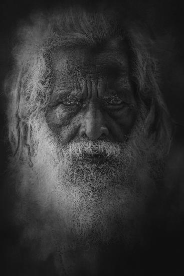 Alter Rajasthani-Mann aus Varanasi