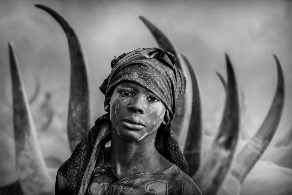 Junge aus Mundari,Südsudan von Svetlin Yosifov
