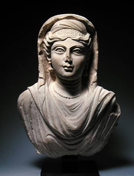 Female Bust, from Palmyra von Syrian
