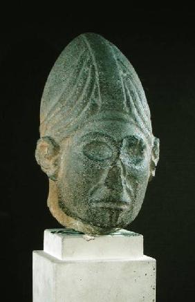 Head of a  god, from Jabbil, Northern Syria c.1700-160