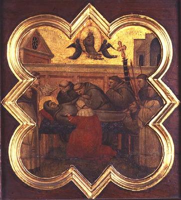 The Death of St. Francis (tempera on panel) von Taddeo Gaddi
