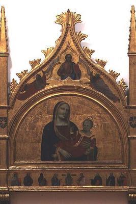 Madonna and Child (tempera on panel) 18th