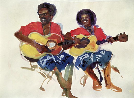 Fijian Guitar Duo von Ted  Blackall