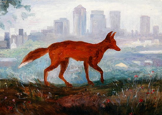 21st Century Fox, 2006 (oil on canvas)  von Terry  Scales