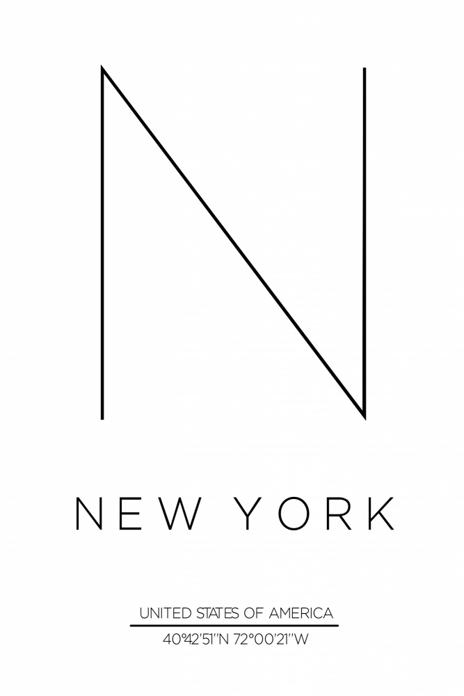 NEW YORK von THE MIUUS STUDIO
