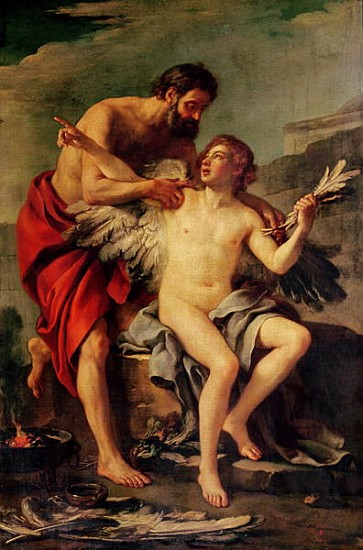 Daedalus Attaching Icarus'' Wings, c.1754 von the Elder Vien Joseph-Marie