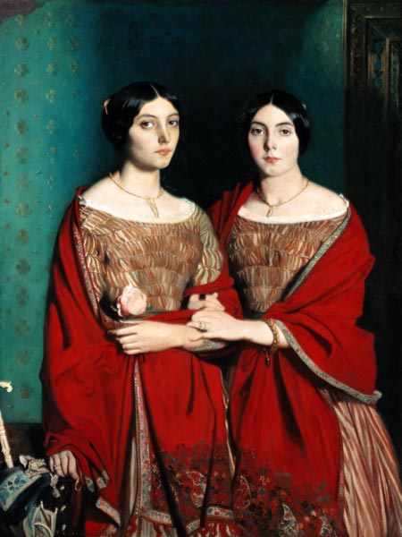 Die beiden Schwestern des Künstlers. von Théodore Chassériau