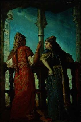 Jewish Women at the Balcony, Algiers 1849