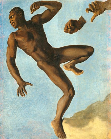 Study of a Nude von Théodore Chassériau