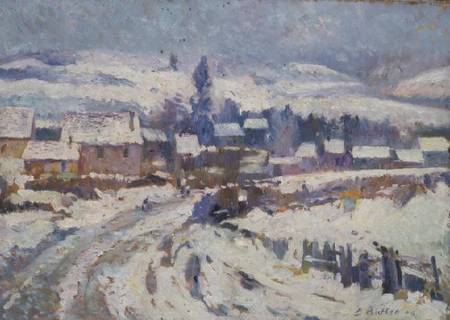 Village under Snow von Theodore Earl Butler