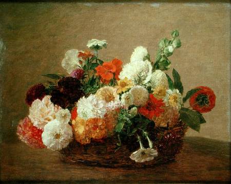 Still life with Flowers von Theodore Fantin-Latour