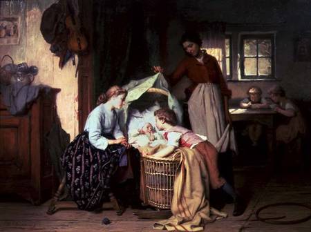 The Newborn Child von Théodore Gérard
