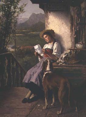 Girl Reading a Letter 1891
