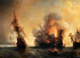 Die Seeschlacht bei Lagos am 27. Juni 1693 1839