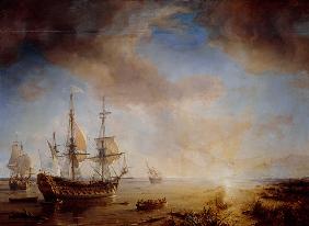 Expedition of Robert Cavelier de La Salle (1643-87) in Louisiana in 1684 1844