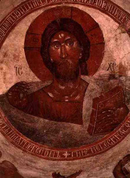 Christ Pantocrator, on the cupola of the Church von Theophanes the Greek
