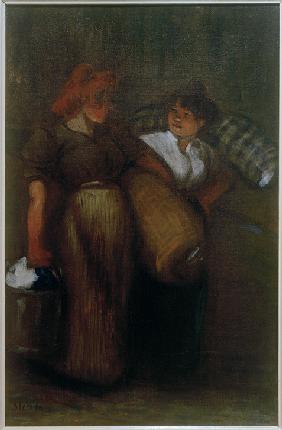 Rückkehr ins Waschhaus (Wäscherinnen) 1894
