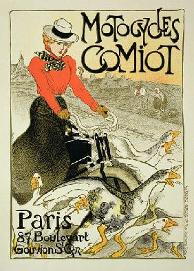 Reproduction of a Poster Advertising Comiot Motorcycles 1899