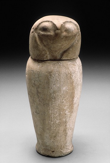 Canopic Jar with Falcon's Head von Third Intermediate Period Egyptian