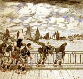 Shrimpers Returning, Etaples