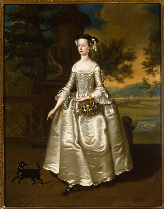 Portrait of Mary Jodrell von Thomas Bardwell