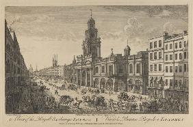Die Royal Exchange in London 1751