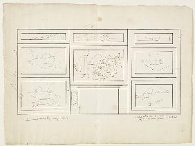 Layout for 'The Course of the Empire' 1833