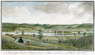 A View of Greenbush on the Hudsons River near Albany, in the Province of New York 1766