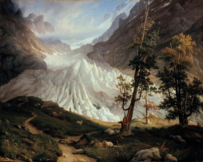 Der Untere Grindelwaldgletscher von Thomas Fearnley