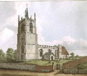 Great Barford Church, Bedfordshire 1812  on