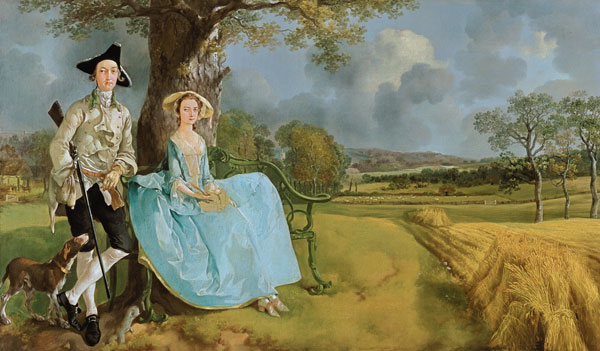 Mr and Mrs Andrews von Thomas Gainsborough