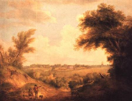 Landscape with house von Thomas Gainsborough