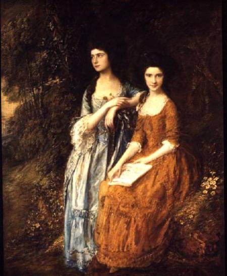 Die Linley Schwestern (Mrs. Sheridan and Mrs. Tickell) von Thomas Gainsborough