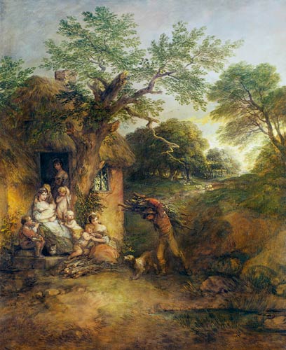 The Woodcutter's House von Thomas Gainsborough