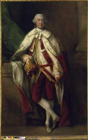 Bildnis James,8. Earl of Abercorn, in der Robe eines schottischen Peer 1778