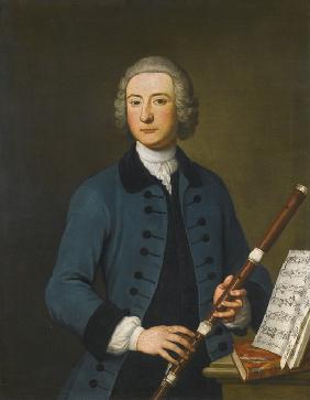 Porträt von Lewis Christian Austin Granom 1743