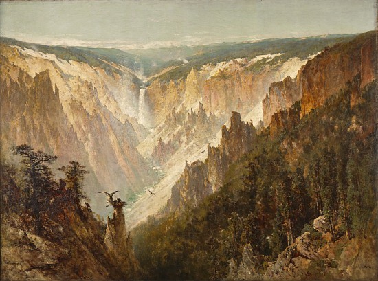 The Grand Canyon of the Yellowstone von Thomas Hill