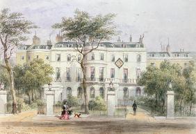 West front of Sir Robert Peel's House in Privy Garden (1788-1850) 1851 (w/c on paper) 1903