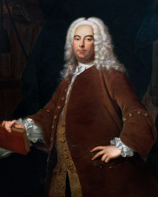 Portrait of George Frederick Handel (1685-1759) von Thomas Hudson