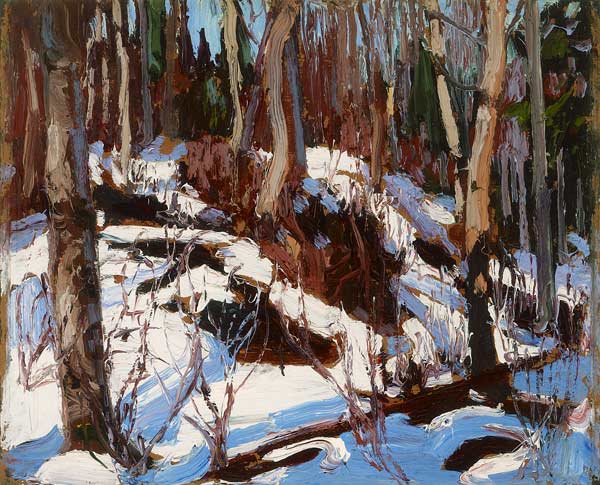 Winter Thaw in the Woods von Thomas John Thomson
