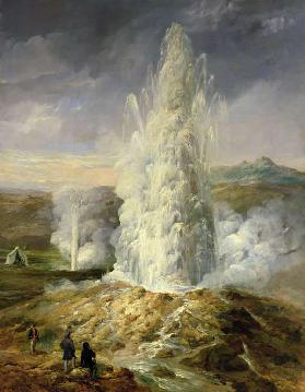 The Great Geysir, South Iceland 1849