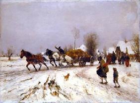 A Village in Winter 1876