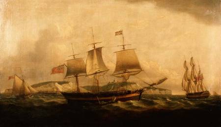 Shipping off Dover von Thomas Luny