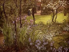 Ein Garten in London von Thomas Matthews Rooke