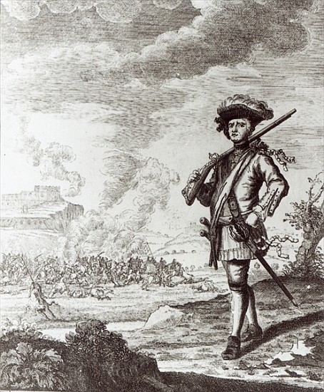 Captain Henry Morgan at the sack of Panama in 1671, c.1734 von Thomas Nicholls