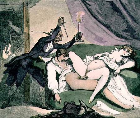 The Adulterers Discovered von Thomas Rowlandson